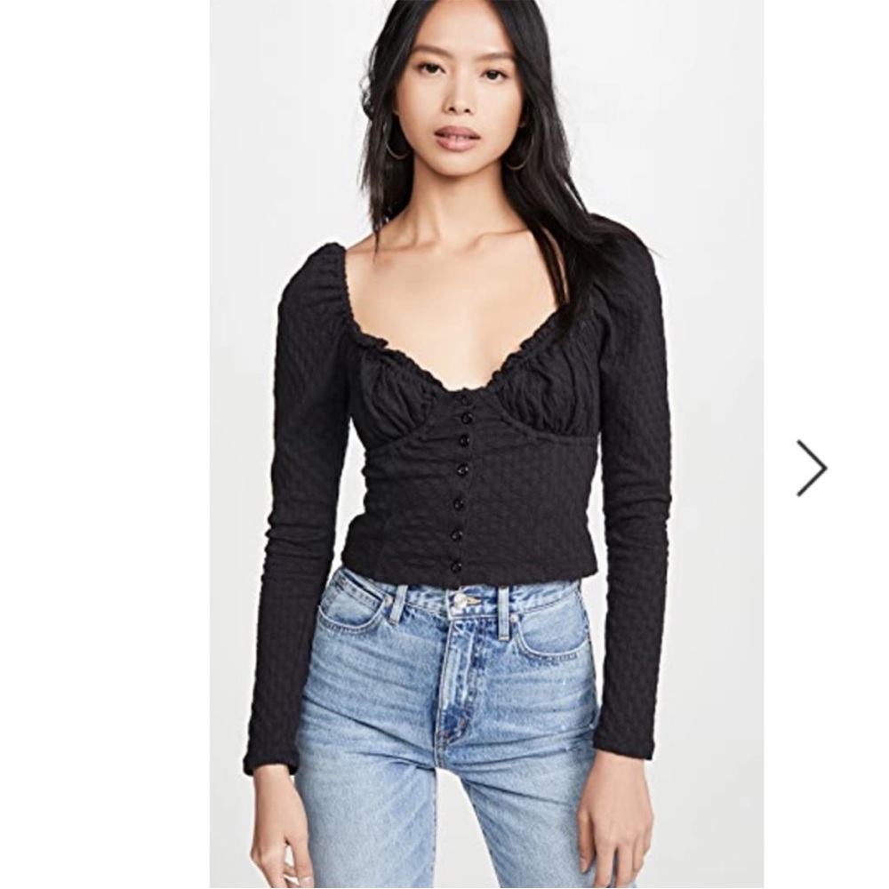 Free People Ladybug Corset Long Sleeve